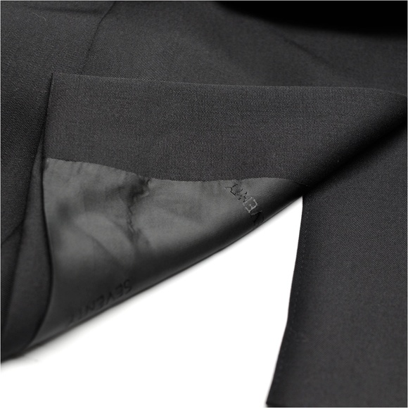 SEVENTY Womens Single-Breasted Woven Blazer Black Size IT 50 - Picture 9 of 10